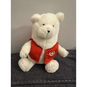 Gigglescape Polar Bear Wearing Target Red Vest Small 8” Plush W9